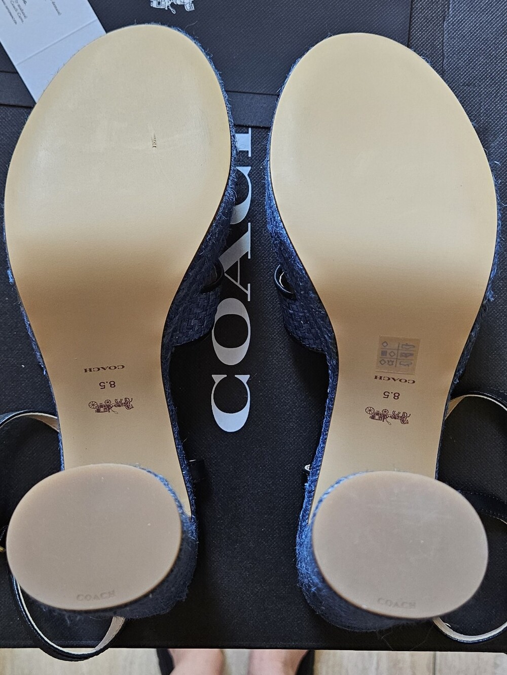 NWT Coach Talina Platform Sandals — With Box & Papers - Picture 7 of 10